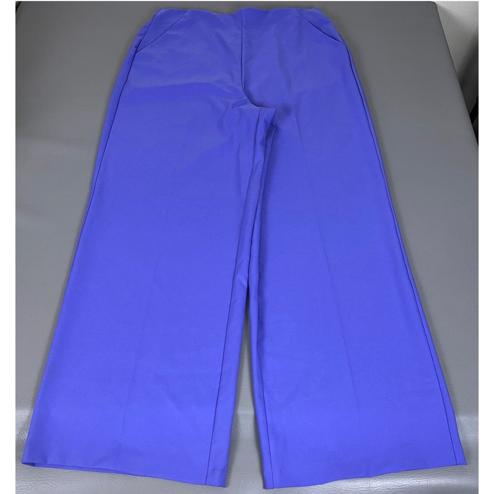 Torrid Wide Leg Pants Plus Size 2 2X 18-20 Peri Blue Pull On High Rise New NWT